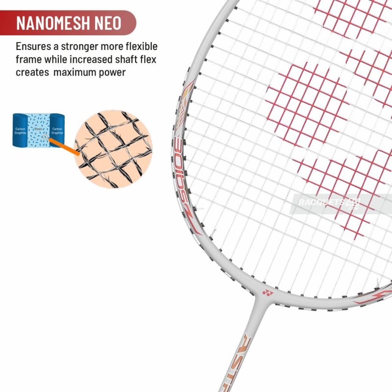 YONEX Astrox Lite 37i Badminton Racquet (Strung, Off White) YONEX Astrox Lite 37i Badminton Racquet (Strung, Off White)