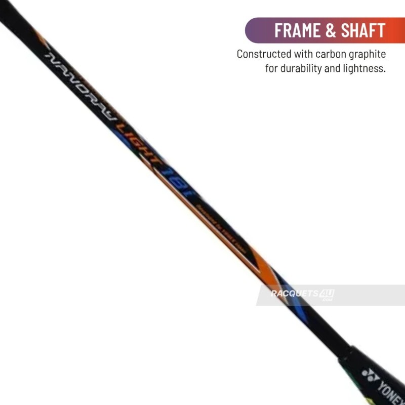 Yonex Nanoray Light 18i Badminton Racquet (Strung, Black) Yonex Nanoray Light 18i Badminton Racquet (Strung, Black)