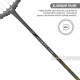 YONEX Nanoflare 8000i Badminton Racquet (Strung, Grey/Gold) YONEX Nanoflare 8000i Badminton Racquet (Strung, Grey/Gold)
