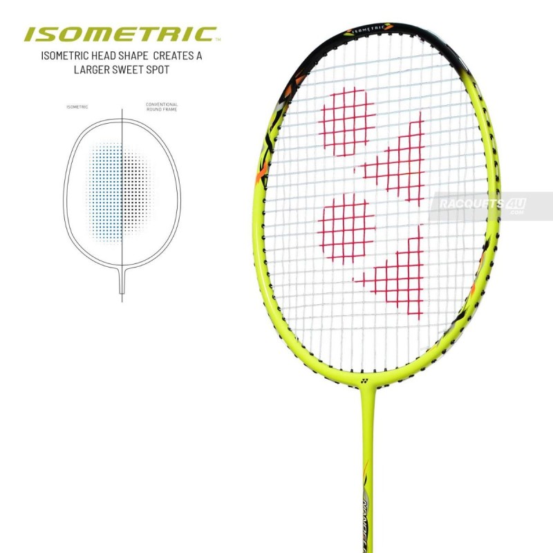 YONEX Nanoflare 9000i Badminton Racquet (Strung, Safety Yellow) YONEX Nanoflare 9000i Badminton Racquet (Strung, Safety Yellow)