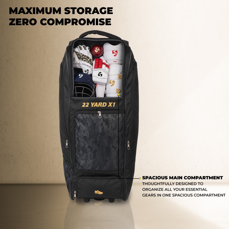 SG 22 Yard X1 Duffle Wheelie Cricket Kit Bag SG 22 Yard X1 Duffle Wheelie Cricket Kit Bag