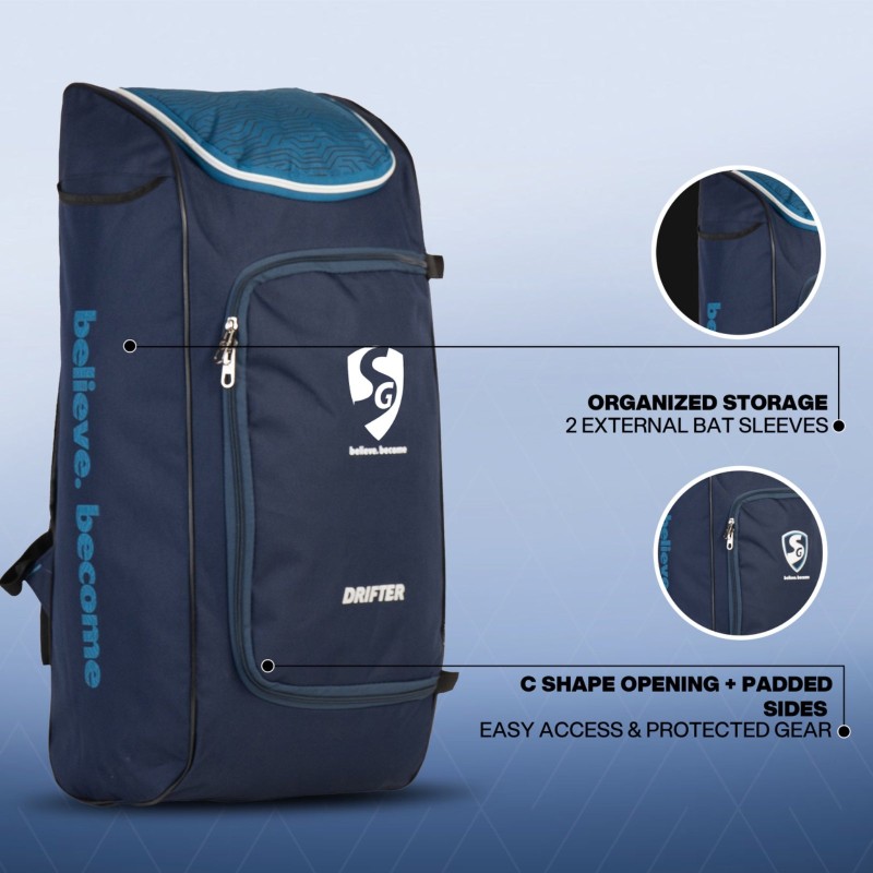SG Drifter Duffle Wheelie Cricket Kit Bag SG Drifter Duffle Wheelie Cricket Kit Bag