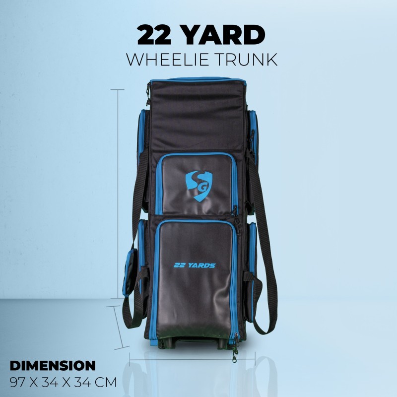 SG 22 Yards Wheelie Trunk Cricket Kit Bag SG 22 Yards Wheelie Trunk Cricket Kit Bag