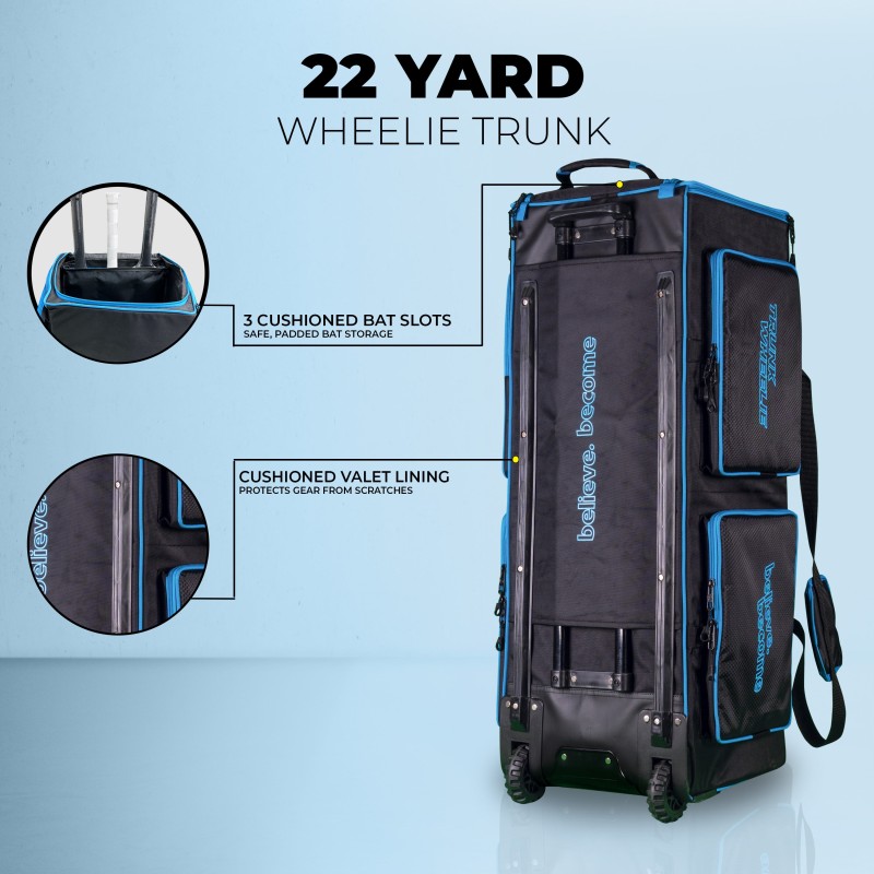 SG 22 Yards Wheelie Trunk Cricket Kit Bag SG 22 Yards Wheelie Trunk Cricket Kit Bag