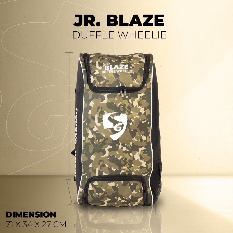 SG Blaze Junior Duffle Wheelie Cricket Kit Bag