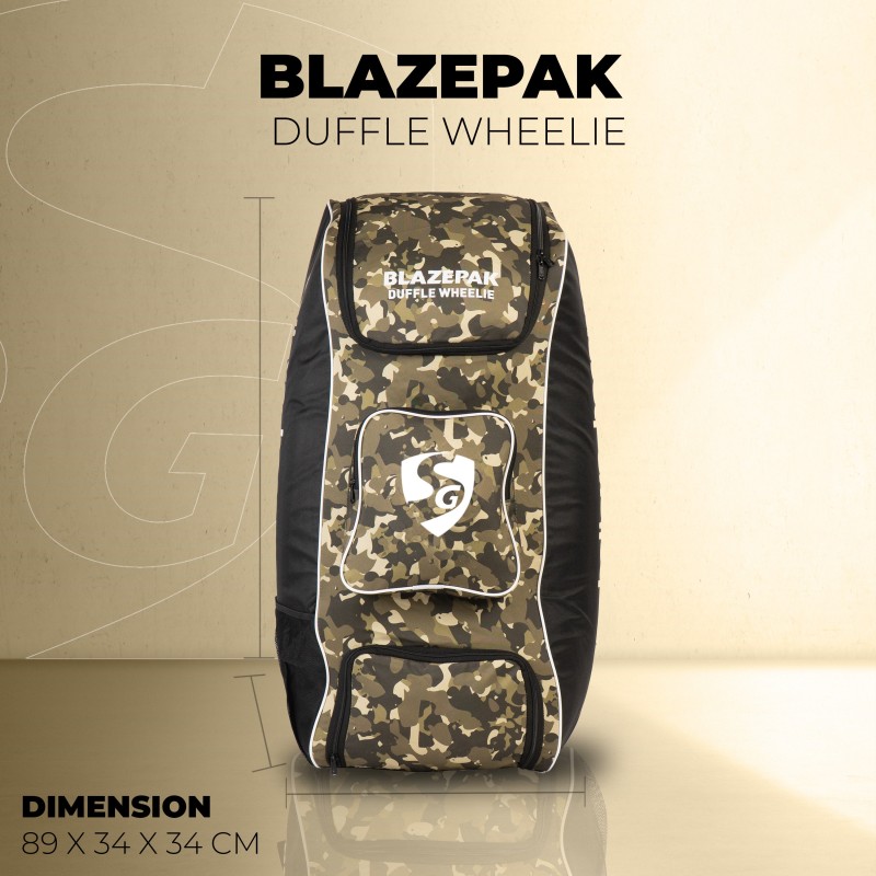 SG Blazepak Duffle Wheelie Cricket Kit Bag SG Blazepak Duffle Wheelie Cricket Kit Bag
