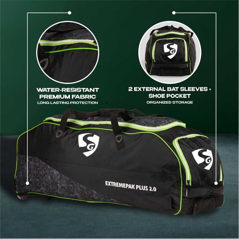 SG Extremepak 2.0 Plus Trolly Cricket Kit Bag