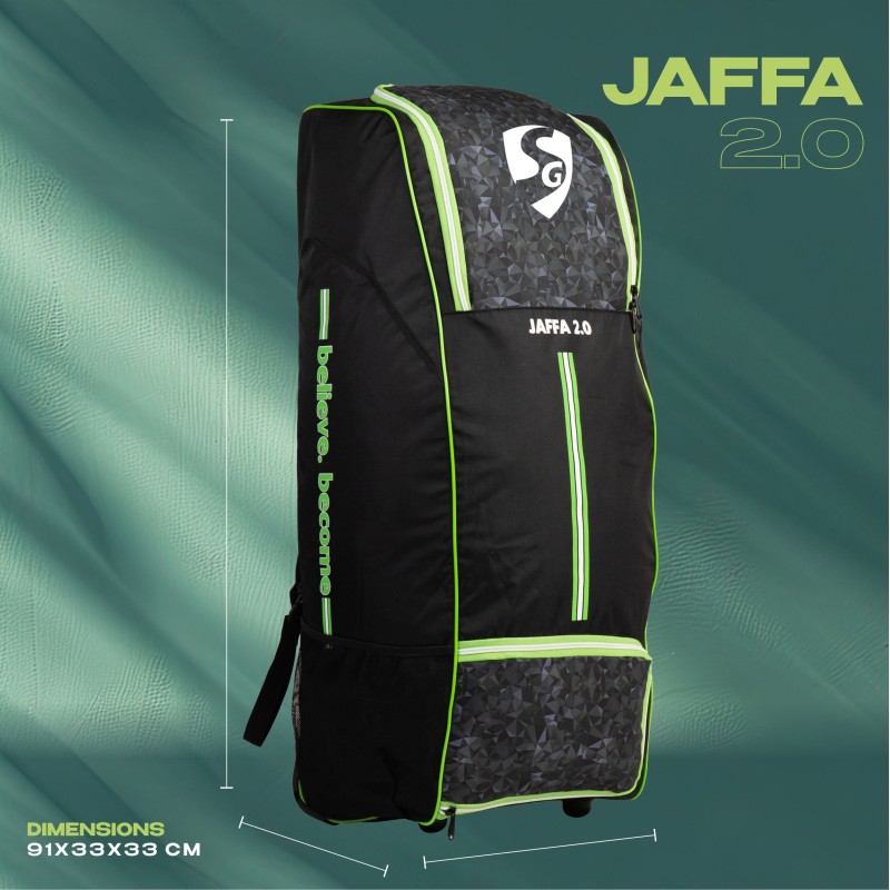SG Jaffa 2.0 Duffle Wheelie Cricket Kit Bag SG Jaffa 2.0 Duffle Wheelie Cricket Kit Bag