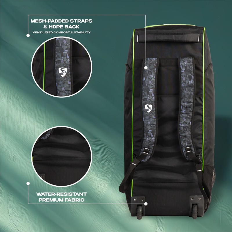 SG Jaffa 2.0 Duffle Wheelie Cricket Kit Bag SG Jaffa 2.0 Duffle Wheelie Cricket Kit Bag