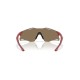 Oakley Unisex UV Protected Gold Lens Rectangle Sunglasses - 0OO9512D95120339 Oakley Unisex UV Protected Gold Lens Rectangle Sunglasses - 0OO9512D95120339