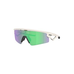 Oakley Green Mirrored Rectangular Unisex Sunglasses