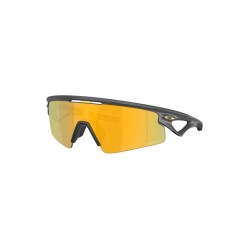 Oakley Gold Polarized Rectangular Unisex Sunglasses