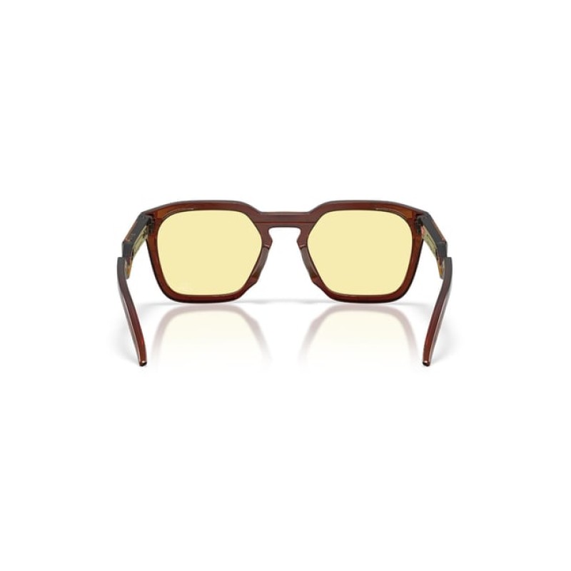 Oakley Yellow Mirrored Square Unisex Sunglasses Oakley Yellow Mirrored Square Unisex Sunglasses