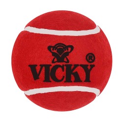 Vicky Cricket Tennis Ball Pack of 6, Maroon